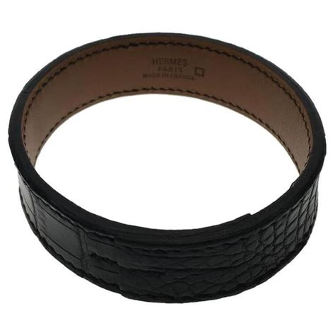 bracelet cuir noir homme hermes|Hermes bracelets for women price.